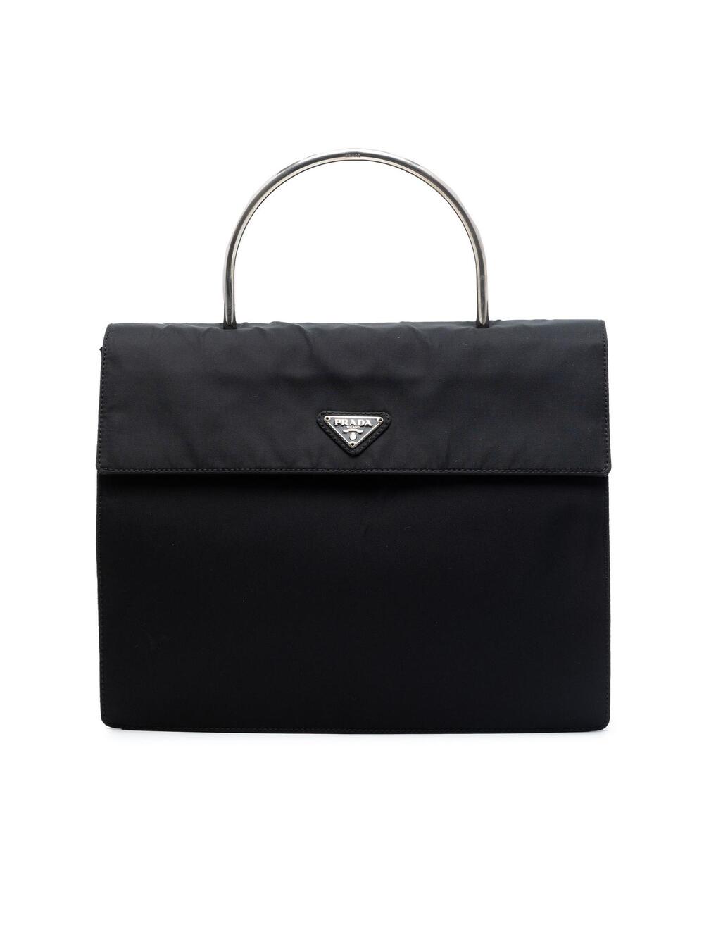 Prada Tessuto Metal Handle Bag Pre- #325520P58B